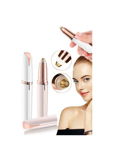 Brows Epilasyon Yüz Çene Işıklı Kıl Tüy Alma Mini Cep Epilasyonu