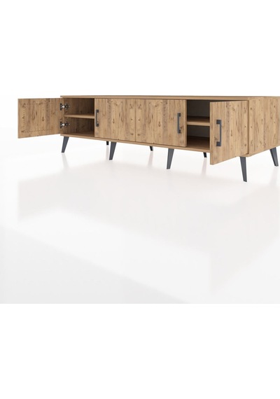 Kronos Tv Ünitesi 2 Raflı 4 Kapaklı 176x59x51 Çam-çam/çam Atlas Çam/atlas Çam Kronos Tv Ünitesi 2 Raflı 4 Kapaklı 176x59x51 Çam-çam/çam Atlas Çam/atlas Çam