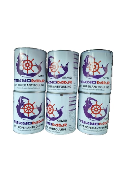 Tekne Zehirli Boyası. Siyah Zehirli Boya. 0,75 Litre