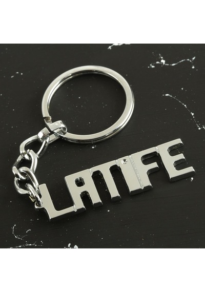 Latife - 240 - - Cadde101 - İsimli Anahtarlık Çok Renkli