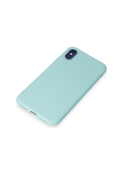 Newface - 570 - Apple iPhone Uyumlu X Kılıf First Silikon - Csmo-tex - - Turkuaz