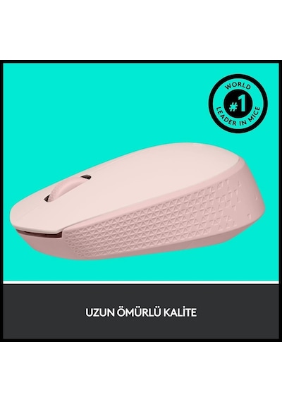 Logıtech 910-006865, M171 Rose, Usb Nano 2,4g Kablosuz, 1000dpi, Optik, 3 Tuşlu, 12ay Pil Ömrü, Mous Diğer