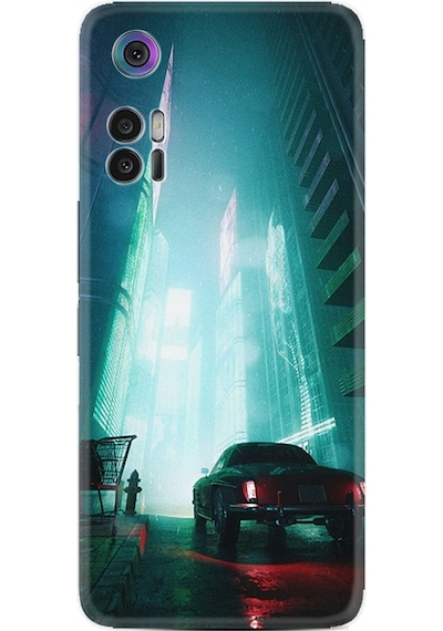 Tcl 30 Kılıf Silikon Desen Night Cars 1619