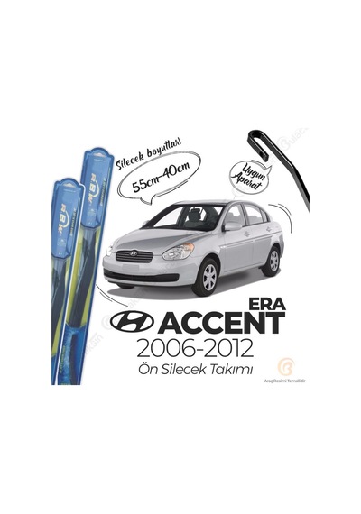 Hyundai Accent Era Ön Silecek Takımı (2006-2012) RBW Hibrit