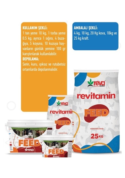 Revitamin Feed Yem Katkı 25 KG Kraft