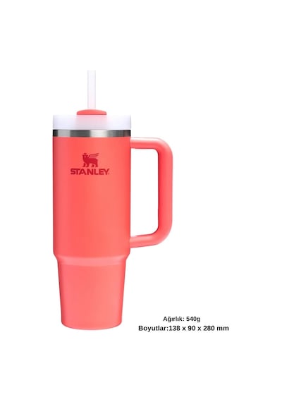 Stanley Quencher H2.0 Flowstate 0.89 lt Pipetli Çelik Termos Mercan