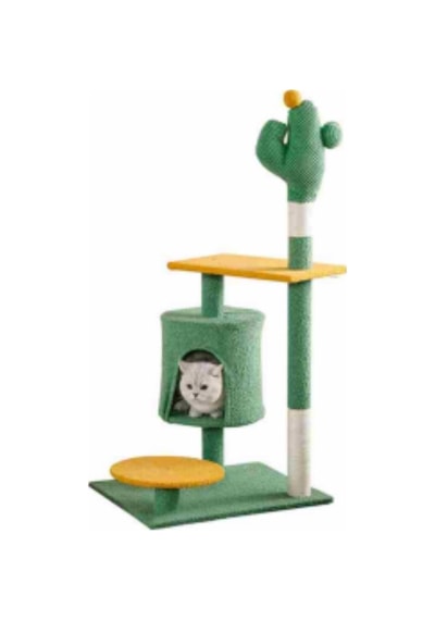 Senye Kedi Tırmalama Ve Oyun Kulesi 50x30x115 Cm Peluş Kaplamalı Demonte Model