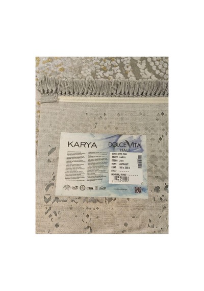 Karya 3401 Antrasit Halı Çok Renkli