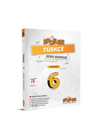 Spoiler Yayınları 6. Sınıf Türkçe Soru