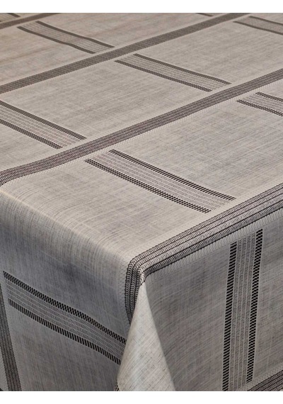 Elyaflı Pvc Masa Örtüsü Modern, Dayanıklı, Silinebilir Ve Şık Görünüm Mrl156 Gri