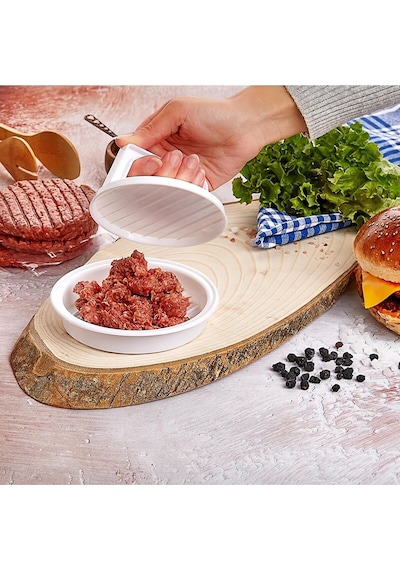 Plastlife Hamburger Köfte Kalıbı Beyaz
