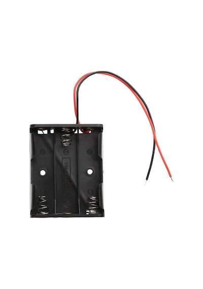3'lü Aa Kalem Pil Kutusu Yuvası 4.5v Kablolu Kalem Pil