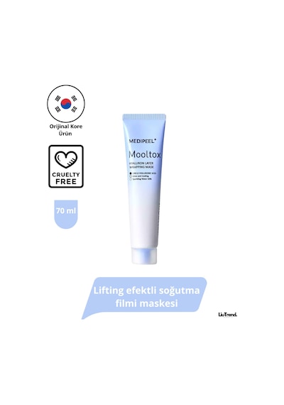 Medipeel Medi-peel Mooltox Hyaluron Layer Wrapping Mask 70 Ml Sıkı Görünüm Destekleyici Film Maske