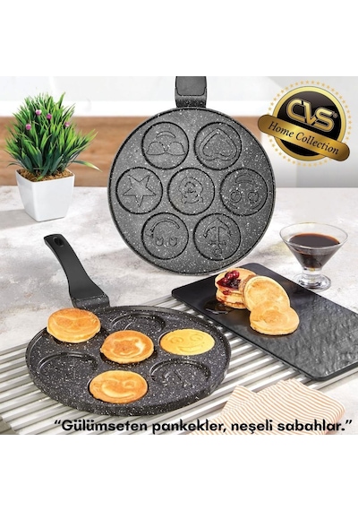 Cvs Dn 20061 Emojili Döküm Pankek Tavası Granit