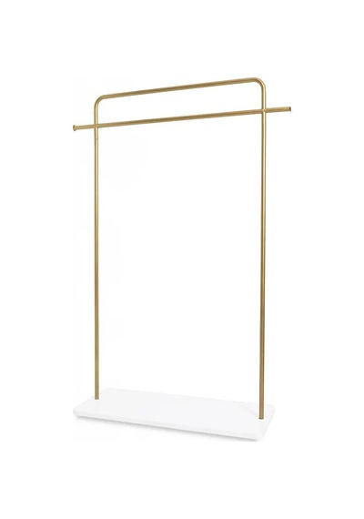 Zeus Gold Metal Ayaklı Askılık Gold