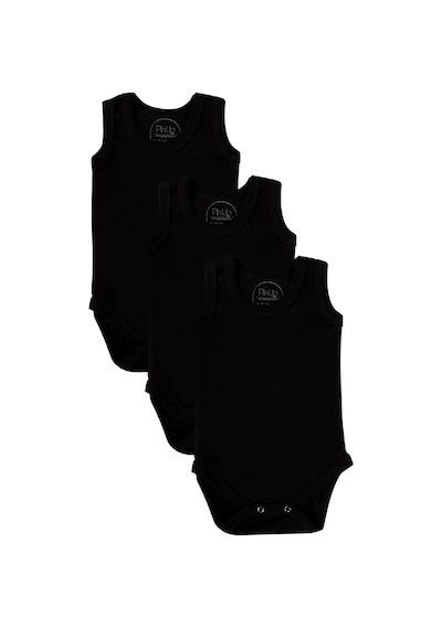 Tr 3'lü Bebek Zıbın Seti 100% Pamuklu Ribana Çıtçıtlı Atlet, Body Zıbın Unisex 3 Adet