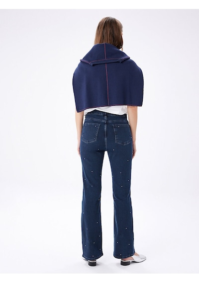 Faik Sönmez Straight Fit Taşlı Jean Pantolon W27jpn006 Uw27jpn00627 İndigo Faik Sönmez Straight Fit Taşlı Jean Pantolon W27jpn006 Uw27jpn00627 İndigo