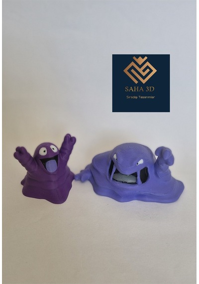 Grimer Ve Muk Figür Pokemon Gelişim Seti