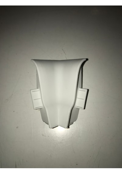 Laminat Parke Süpürgelik Köşe Bağlantı Aparatı 6 cm Beyaz