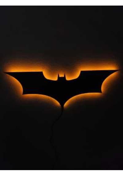 Batman Logo Led Işıklı Tablo