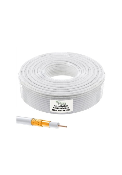 Anten Kablosu Rg6/u4 64tel 100mt Makarasız Poke Pk-1368
