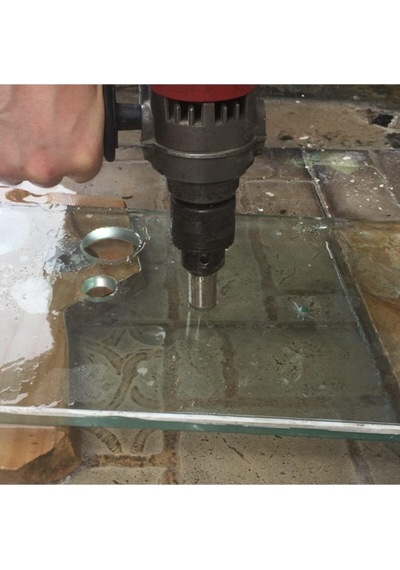 Cam Fayans Mermer Granit Delme Pancı Boru Tipi Elmas Karot Uç 22 Mm