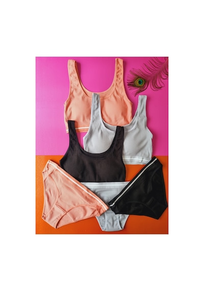 Demirsa Boutique Kaşkorse Kumaş 3'lü Siyah, Gül Kurusu, Mavi Renk Pedli Sütyen Külot Takım Mavi Demirsa Boutique Kaşkorse Kumaş 3'lü Siyah, Gül Kurusu, Mavi Renk Pedli Sütyen Külot Takım Mavi