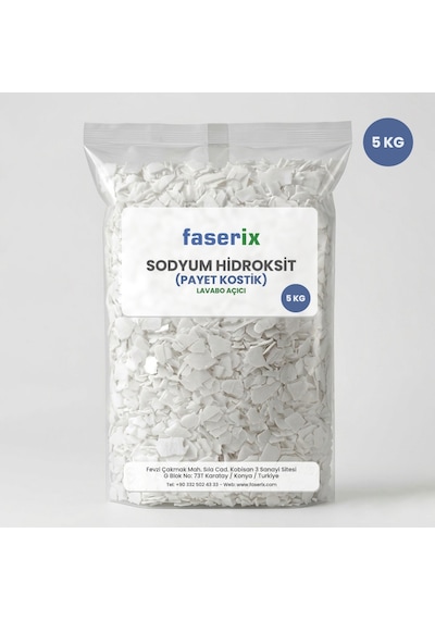 Faserix Payet Kostik Sodyum Hidroksit 5 KG