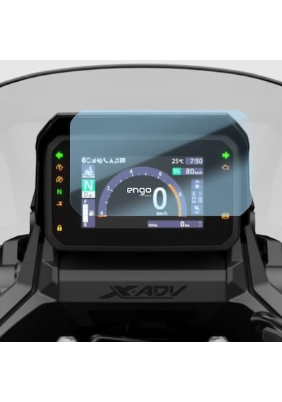 Honda X-adv Ekran Koruyucu 5 İnç 2025 9h Parlak Nano Şeffaf