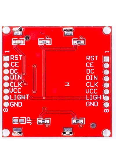 Nokia 5110 84×48 LCD Display Kırmızı Modül