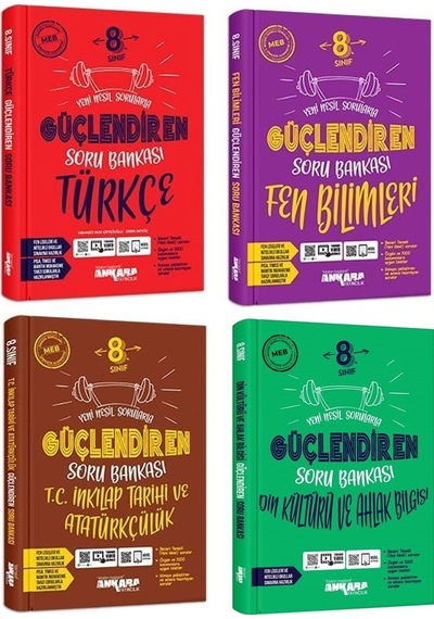 Ankara 8. Sınıf İnkılap + Türkçe + Fen + Din Soru Seti 4 Kitap 20