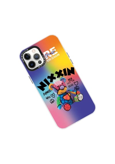 Newface Apple İphone 12 Pro Max Kılıf Estoril Desenli Kapak - Estoril - 11 Mavi