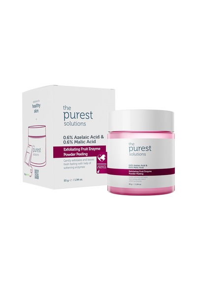 Fruit Enzyme Powder Exfoliator & Peeling - Toz Peeling %0.6 Azelaic Acid & Malic Acid