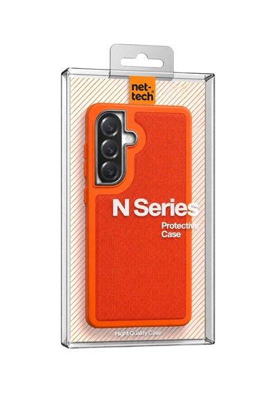 Nettech Samsung Galaxy S24 Fe Uyumlu Nt-n121 Deri Arka Koruma Kılıf - Gri