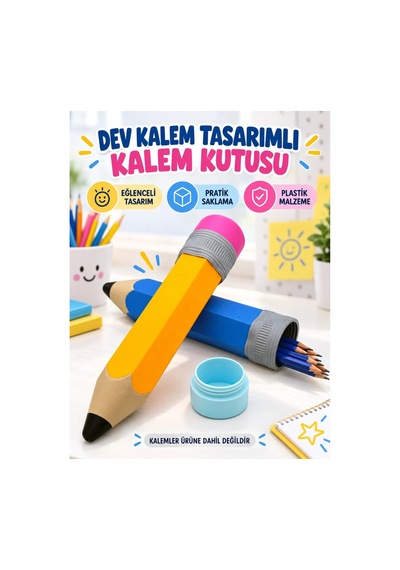 Dev Kalemlik Karışık Renkler Çok Renkli