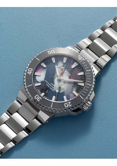 Oris Aquis Date Upcycle 01 733 7789 4150-07 8 23 04peb Çok Renkli