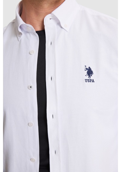 U.S. Polo Assn. U.s. Polo Assn. Erkek Basic Gömlek Pu-8957 Beyaz