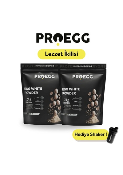 Lezzet İkilisi Paketi Yumurta Akı Protein Tozu / 2 Sade Aromasız
