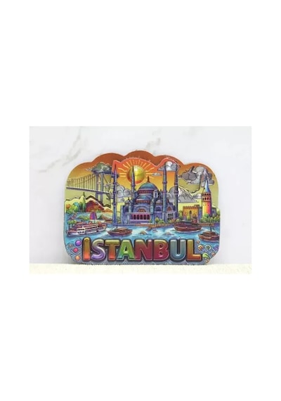 İstanbul Temalı Silikon Buzdolapı Süsü Magnet Standart 85346290
