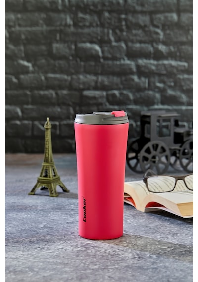 Cooker Moodflip 400 Ml Paslanmaz Çelik Bardak Termos Ckr2050 Pembe