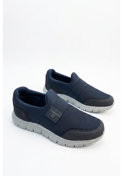Fort 2023 Anatomik Rahat Esnek Bağcıksız Erkek Sneaker Ayakkabı Lacivert