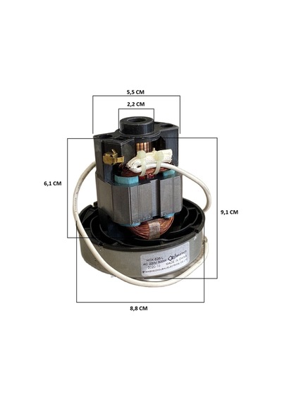 Elektrikli İle Uyumlu Süpürge Motoru 800 W - Srv 4