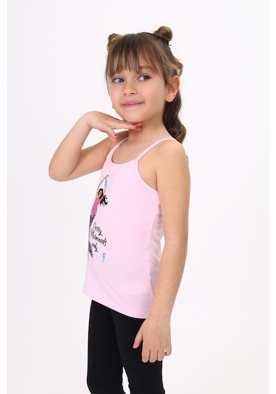 Toontoy Kids Toontoy Kız Çocuk Deniz Kızı Baskılı Pul İşlemeli Atlet Pembe Toontoy Kids Toontoy Kız Çocuk Deniz Kızı Baskılı Pul İşlemeli Atlet Pembe