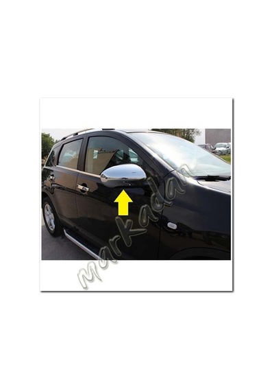 Nissan Qashqai Krom Ayna Kapağı 2007-2014 2 Parça Abs Krom
