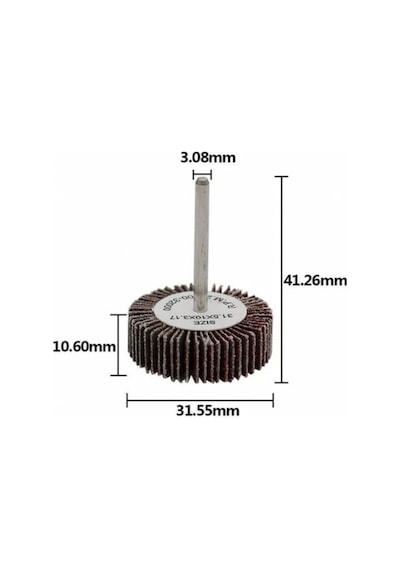 Mini Gravür Cihazlara Flap Zımpara Disk Seti