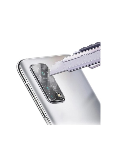 Xiaomi Mi 10t Pro Tempered Cam Kamera Koruyucu- 5775 Şeffaf