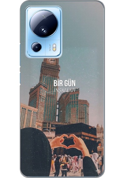 Xiaomi Mi 13 Lite Uyumlu Kabe Sevdası Baskılı Silikon Kılıf Renkli