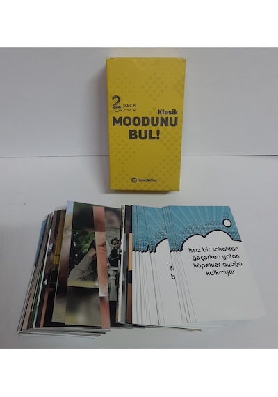 Modunu Bul Klasik2 , 80 Kartli Eğlenceli Genç Yetişkin Arkadaş Yılbaşı Oyun Kartları