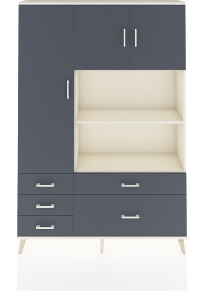 Arges Dolap 7 Raflı 5 Çekmeceli 3 Kapaklı 132x30x195 Aytaşı-antrasit/antrasit Antrasıt/antrasıt Arges Dolap 7 Raflı 5 Çekmeceli 3 Kapaklı 132x30x195 Aytaşı-antrasit/antrasit Antrasıt/antrasıt