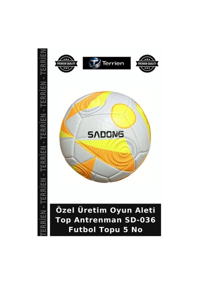 Özel Üretim Oyun Aleti Top Antrenman Sd-036 Futbol Topu 5 No Çok Renkli